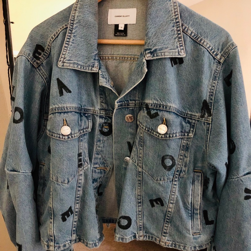 Current Elliot oversized jean jacket